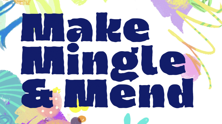 Make Mingle & Mend event banner
