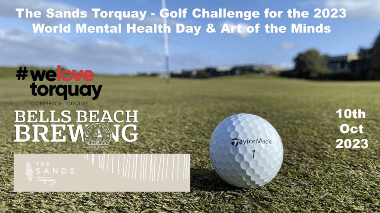 The Sands Torquay Golf 2023 event banner